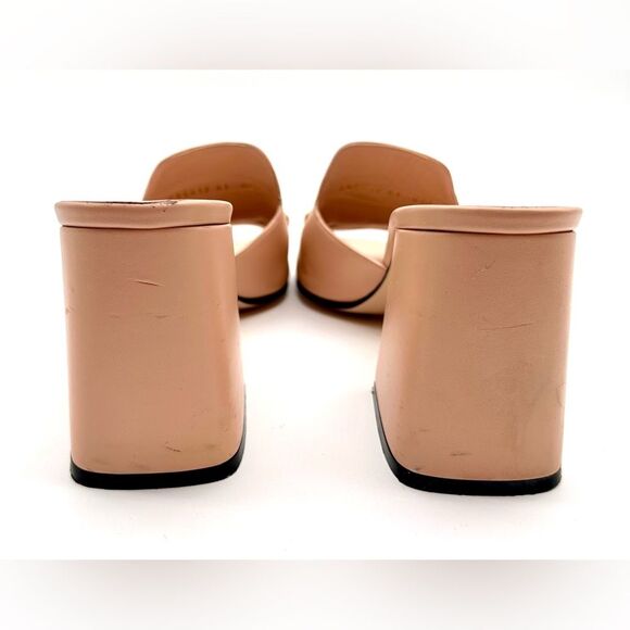 Gucci Baby Horsebit Block Heel Slide Mules Leather In Pink  Rose EU 41 US 11 - Picture 7 of 13